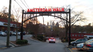 Sign for Amsterdam Walk